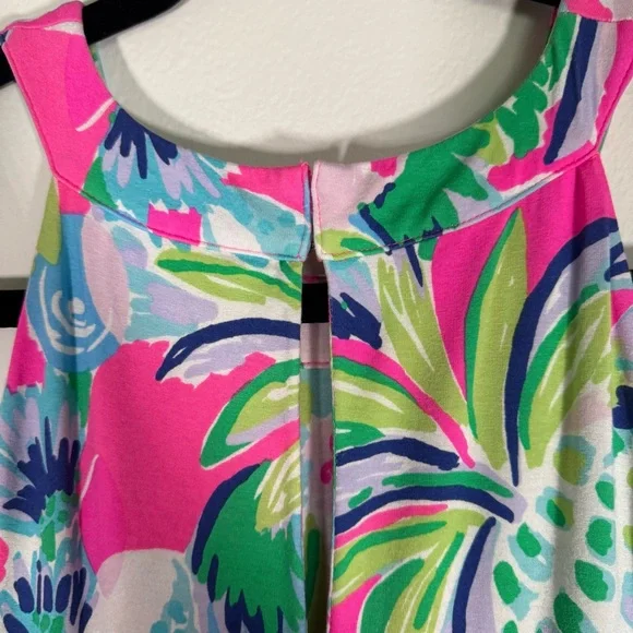 Lilly Pulitzer Tallula Dress Multi Raise The Bar High Neck Maxi Dress Medium - Picture 8 of 13